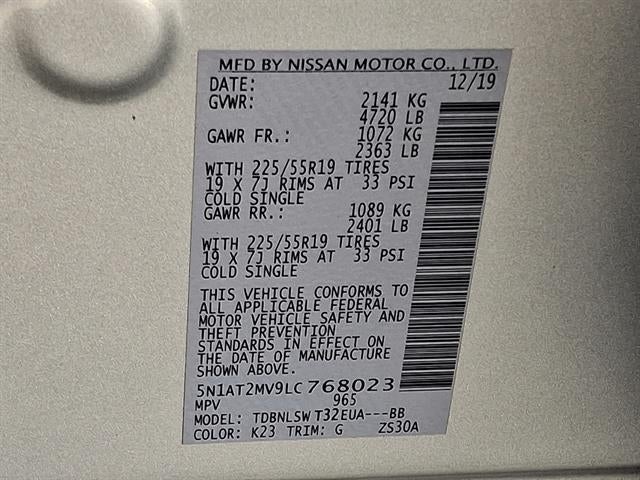 2020 Nissan Rogue AWD SL PREMIUM