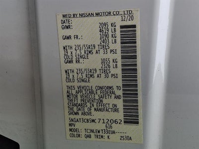 2021 Nissan Rogue SL