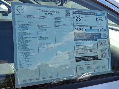 2026 Nissan Murano SL
