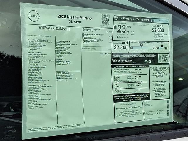 2026 Nissan Murano SL
