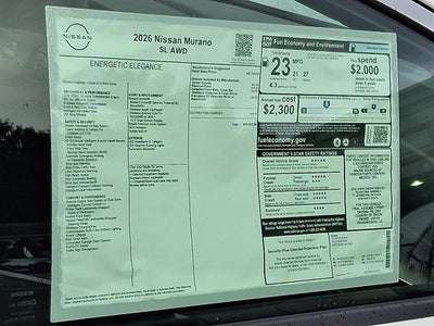2026 Nissan Murano SL