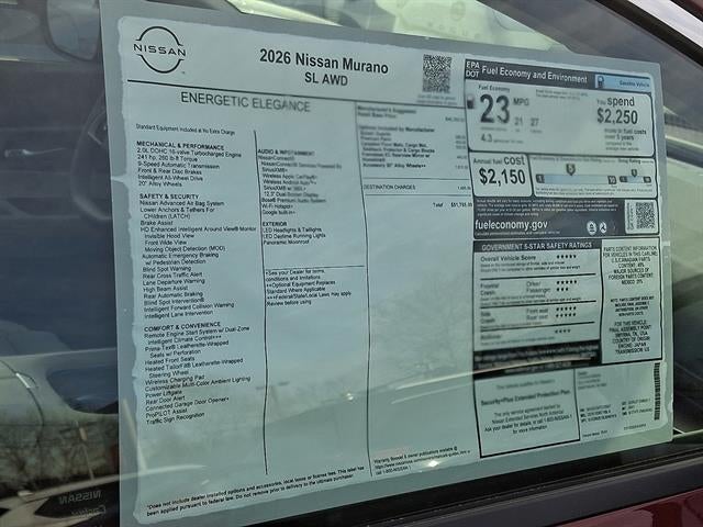 2026 Nissan Murano SL
