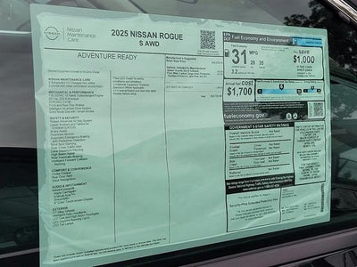 2025 Nissan Rogue S Intelligent AWD