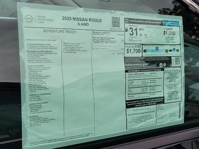2025 Nissan Rogue S Intelligent AWD
