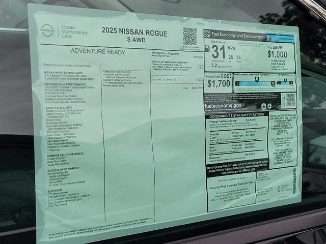 2025 Nissan Rogue S Intelligent AWD