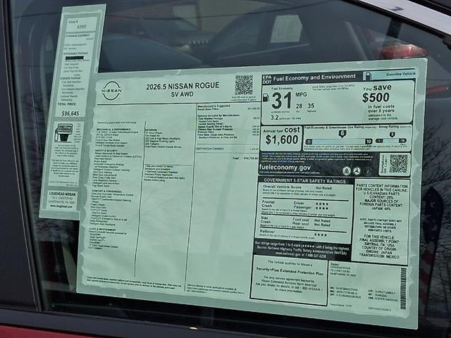 2026 Nissan Rogue SV