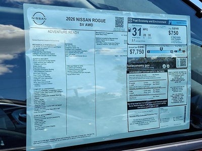 2026 Nissan Rogue SV