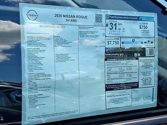 2026 Nissan Rogue SV