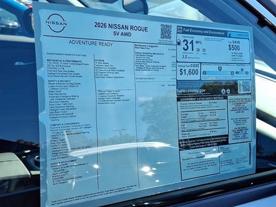 2026 Nissan Rogue SV