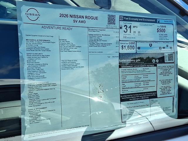 2026 Nissan Rogue SV