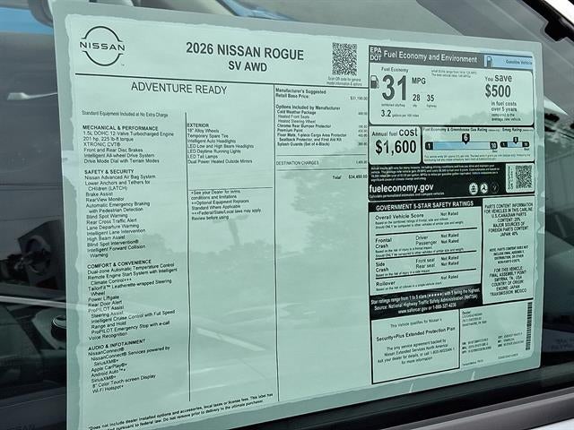 2026 Nissan Rogue SV