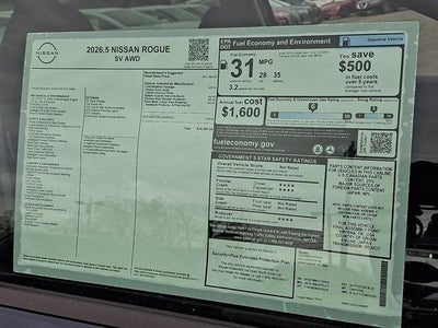 2026 Nissan Rogue SV