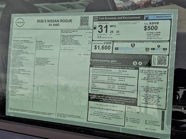 2026 Nissan Rogue SV