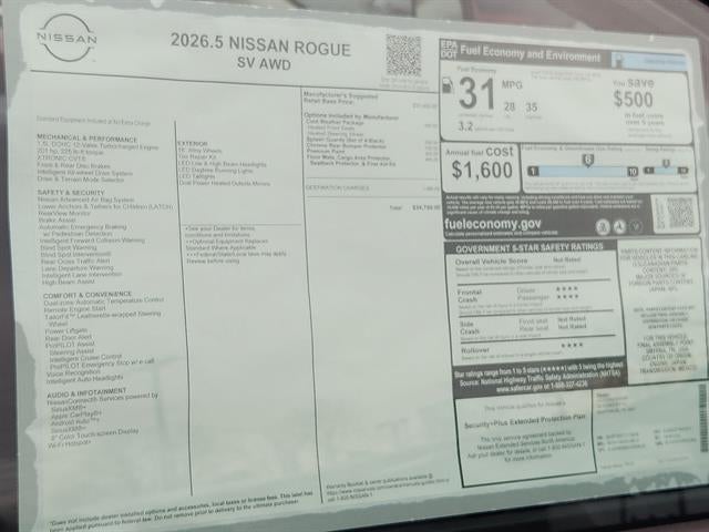 2026 Nissan Rogue SV