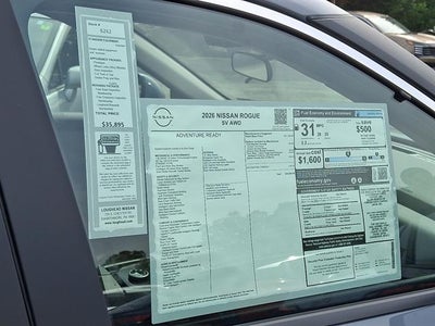 2026 Nissan Rogue SV