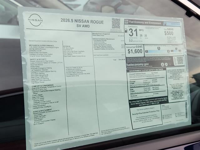 2026 Nissan Rogue SV