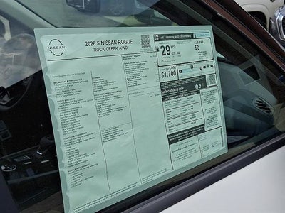 2026 Nissan Rogue Rock Creek
