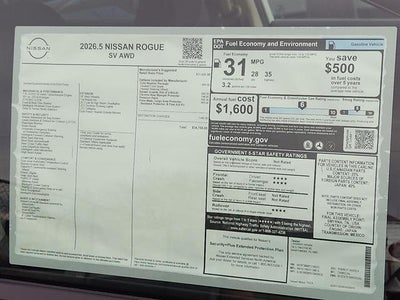 2026 Nissan Rogue SV