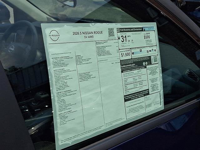 2026 Nissan Rogue SV