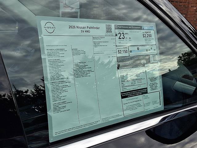 2026 Nissan Pathfinder SV
