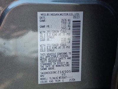 2024 Nissan Pathfinder SL