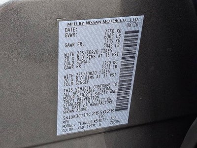 2026 Nissan Pathfinder SL