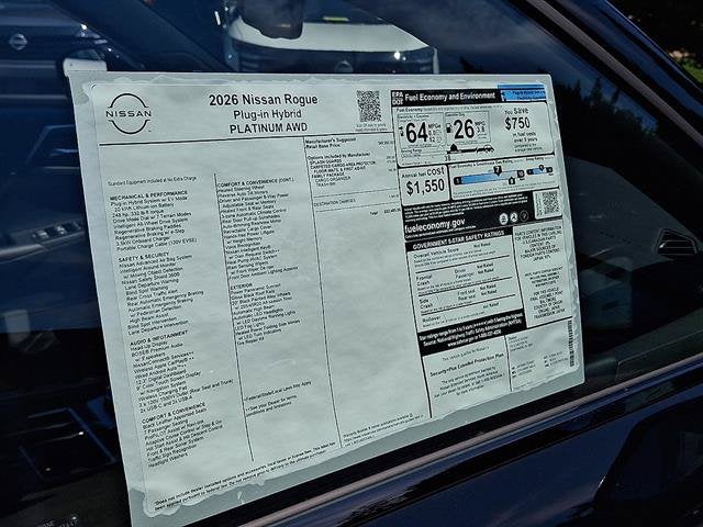 2026 Nissan Rogue Plug-In Hybrid Platinum