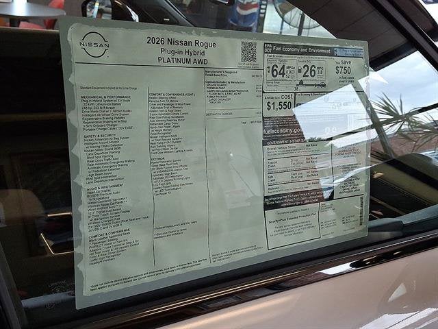 2026 Nissan Rogue Plug-In Hybrid Platinum