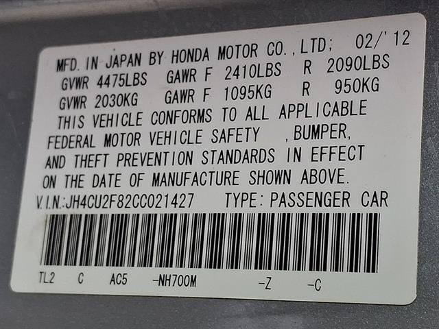 2012 Acura TSX 4dr Sedan 5A w/Special Edition