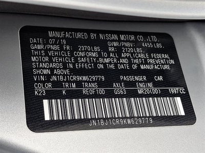 2019 Nissan Rogue Sport SL