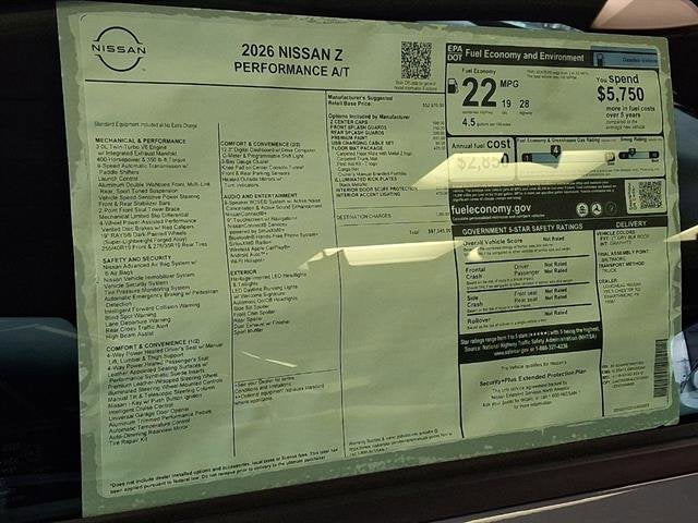 2026 Nissan Z Performance