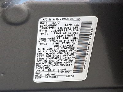 2017 Nissan Rogue SL