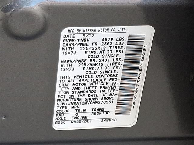 2017 Nissan Rogue SL