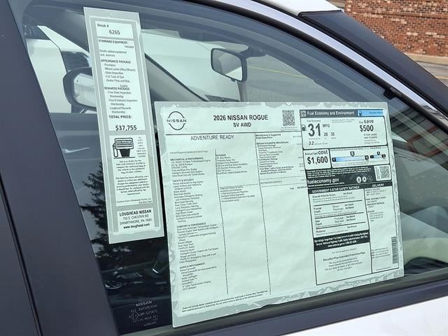 2026 Nissan Rogue SV