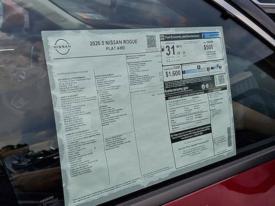 2026 Nissan Rogue Platinum