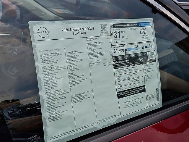 2026 Nissan Rogue Platinum