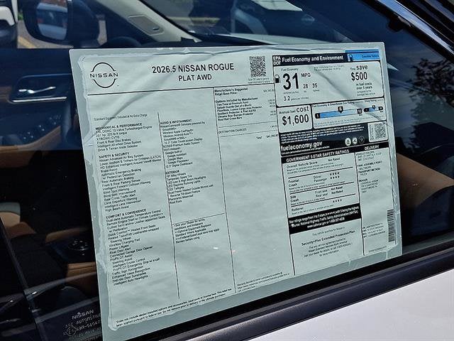 2026 Nissan Rogue Platinum