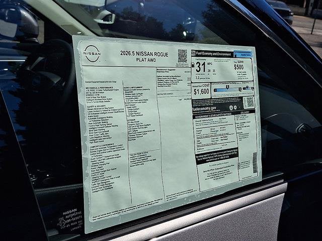 2026 Nissan Rogue Platinum