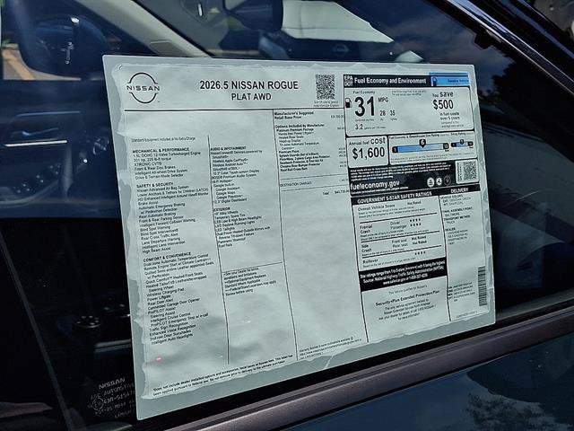 2026 Nissan Rogue Platinum