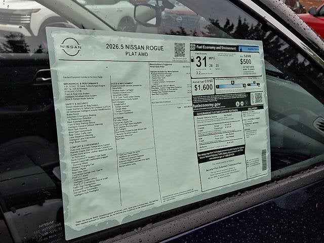 2026 Nissan Rogue Platinum