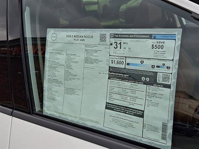 2026 Nissan Rogue Platinum