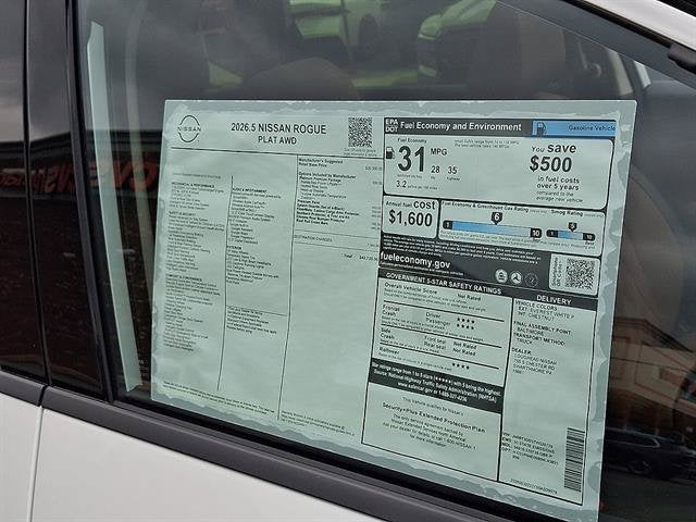 2026 Nissan Rogue Platinum