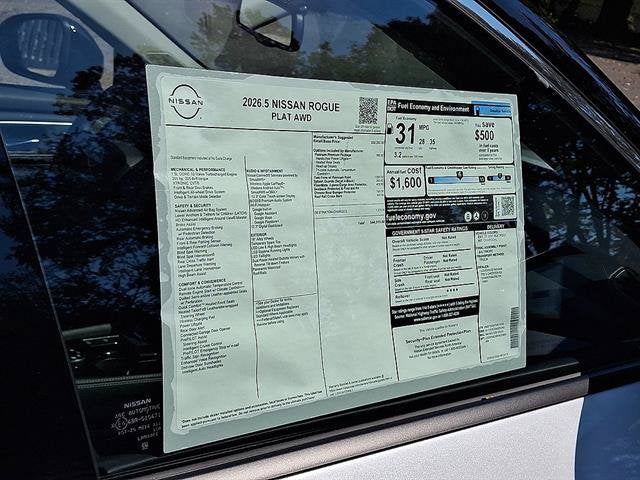 2026 Nissan Rogue Platinum