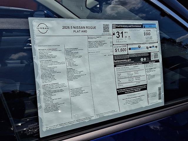 2026 Nissan Rogue Platinum