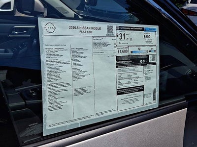 2026 Nissan Rogue Platinum