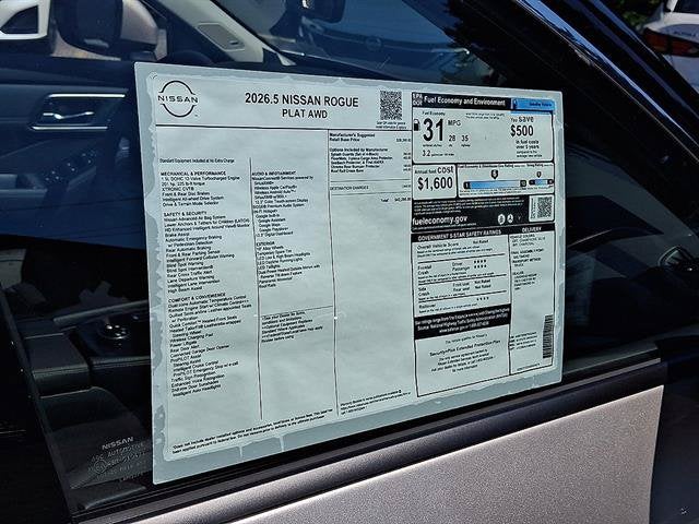 2026 Nissan Rogue Platinum