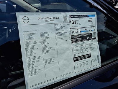 2026 Nissan Rogue Platinum