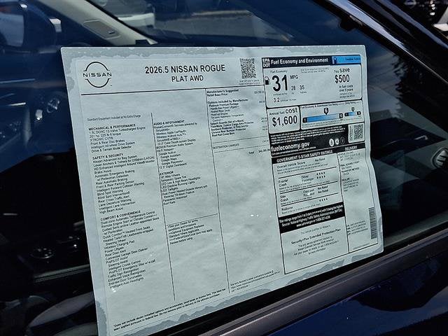 2026 Nissan Rogue Platinum