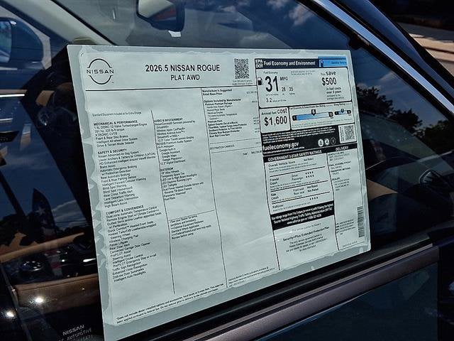 2026 Nissan Rogue Platinum