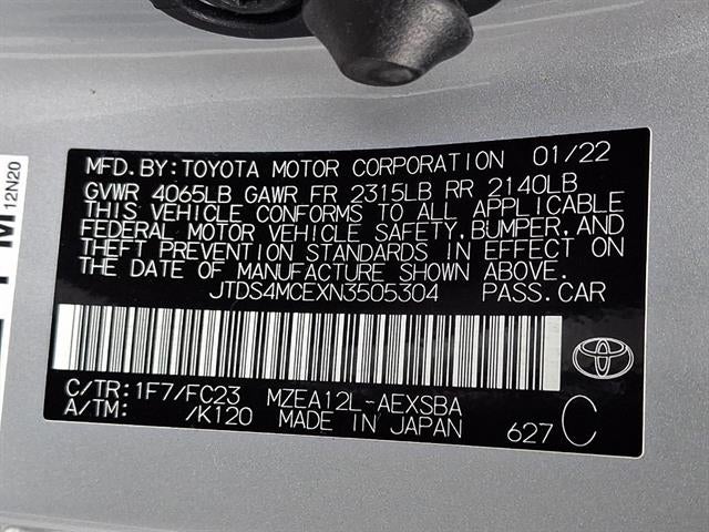 2022 Toyota Corolla SE